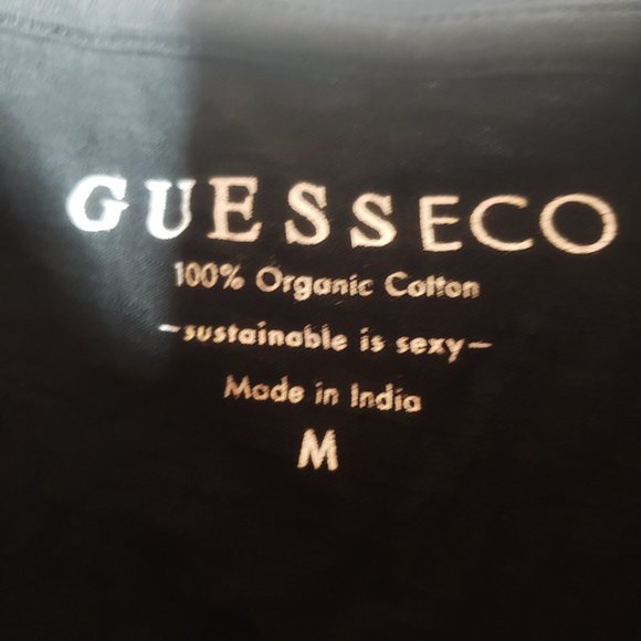 Guess Black Rhinestone Alligator Graphic Tee New - Picture 3 of 5